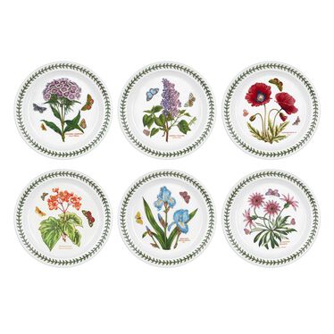 Botanic Garden Set of 6 Plates Botanic Garden Set of 6 Plates